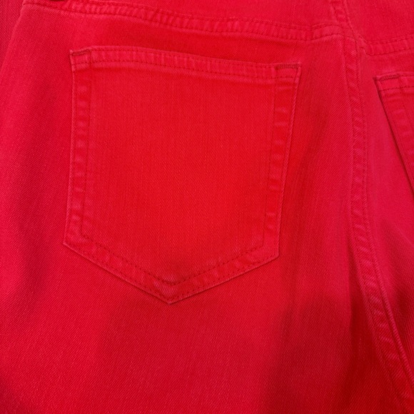 Lauren Ralph Lauren Women’s Red Premier Skinny Cropped Jeans size 4 Petite - Picture 6 of 10